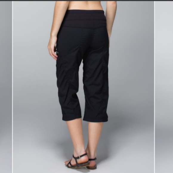Lululemon Studio Crop cropped pants size 10 BLACK - Picture 2 of 10